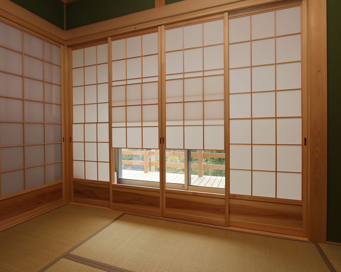 川口建設 【2000万円台/大阪府/木の家/変形地/間取り】斜面地に建てた頑丈な木造住宅。眺めを楽しみ、デッキでBBQもの建築実例画像7