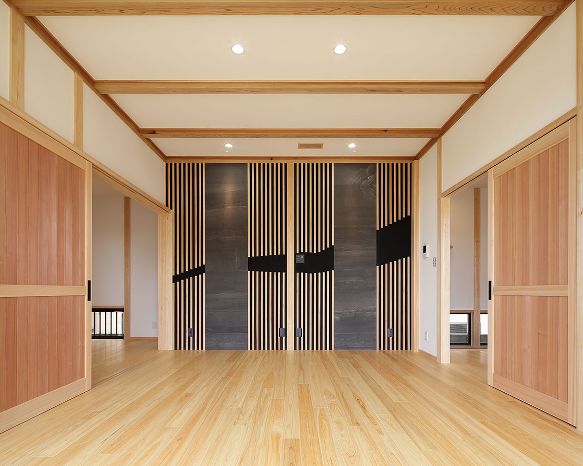 川口建設 【3000万円台/奈良/平屋/木の家/40坪台/間取り】京町屋の趣を産直材と大工の技で実現。モダンな意匠の平屋の建築実例画像3