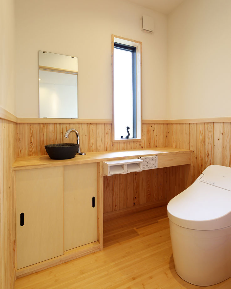 川口建設 【3000万円台/奈良/平屋/木の家/40坪台/間取り】京町屋の趣を産直材と大工の技で実現。モダンな意匠の平屋の建築実例画像6