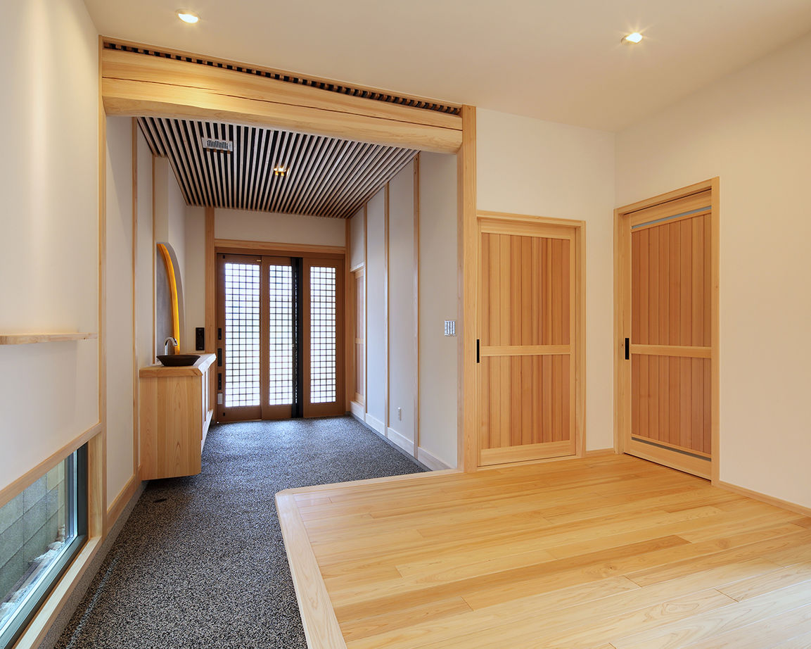 川口建設 【3000万円台/奈良/平屋/木の家/40坪台/間取り】京町屋の趣を産直材と大工の技で実現。モダンな意匠の平屋の建築実例画像8