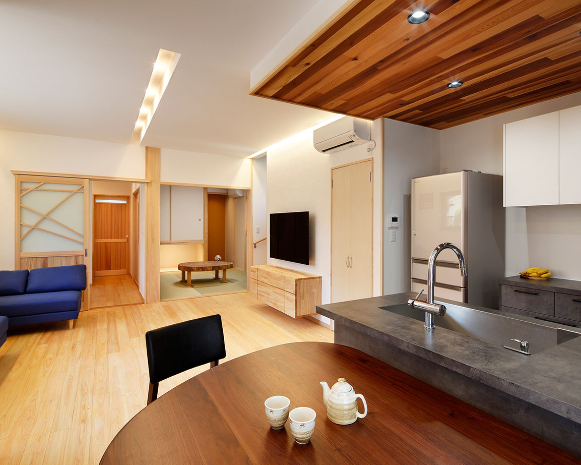 川口建設 【2000万円台/大阪府/木の家/ナチュラル/30坪台/間取り図】自然素材のデザイン住宅。子育て家族の快適な家の建築実例画像4