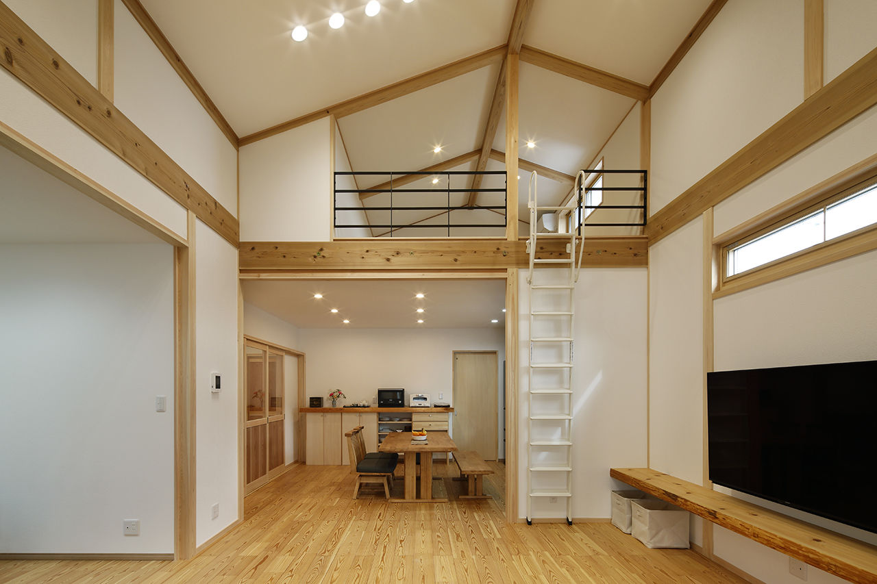 川口建設 【2000万円台/平屋/吹き抜け/ロフト/造作】良質の木をふんだんに使った手造りの家。高性能を納得価格で実現の建築実例画像6