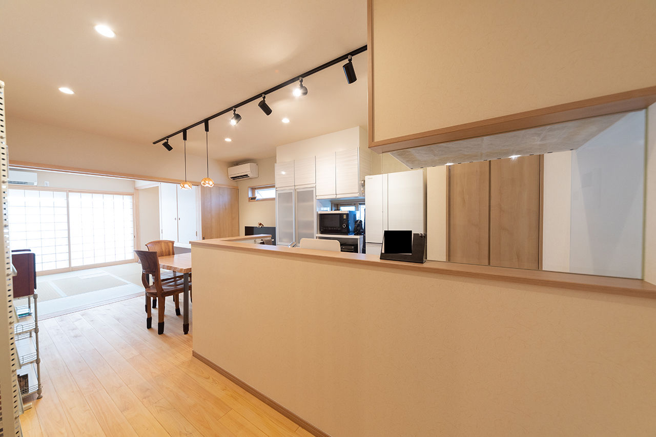 川口建設 【平屋/2000万円台/防音室】家事を効率よく片付け、趣味の音楽を楽しむ。共働きの2人が快適に暮らす家の建築実例画像3