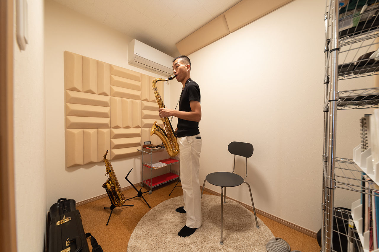 川口建設 【平屋/2000万円台/防音室】家事を効率よく片付け、趣味の音楽を楽しむ。共働きの2人が快適に暮らす家の建築実例画像6