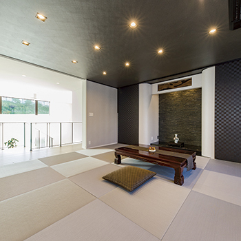 オカモトハウジング 【間取り図有/ガレージ/スキップフロア】空間を生み出す、シンプル&ラグジュアリーなデザインハウスの建築実例画像4