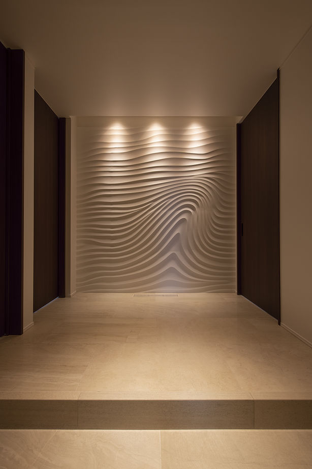 オカモトハウジング 【間取り図有/吹き抜け/ガレージ】規制があるから、名作が生まれる。準防火地域に建つ木造3階建ての大邸宅の建築実例画像3