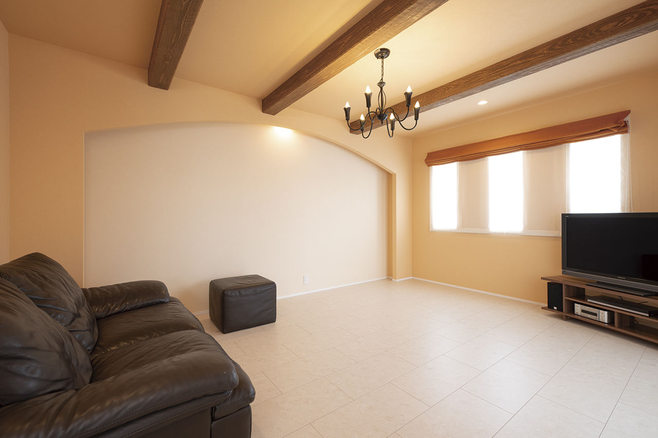 オカモトハウジング 【間取り図有/吹き抜け/ガレージ】規制があるから、名作が生まれる。準防火地域に建つ木造3階建ての大邸宅の建築実例画像7