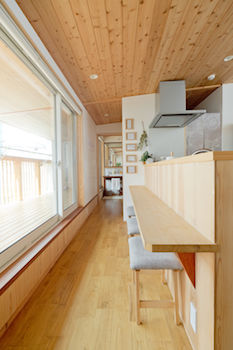 いたや工房（ITAYA KOBO SECONDBASE） 【2500万円台／約40坪／京都府】２階LDK・生活動線を考えた間取り。光と影を巧みにデザインした住まい。の建築実例画像4