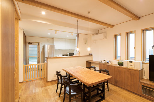 藤見工務店 【奈良県/2000万円台/約35坪】奈良県で2000万円台で叶えた和モダンの家の実例の建築実例画像3