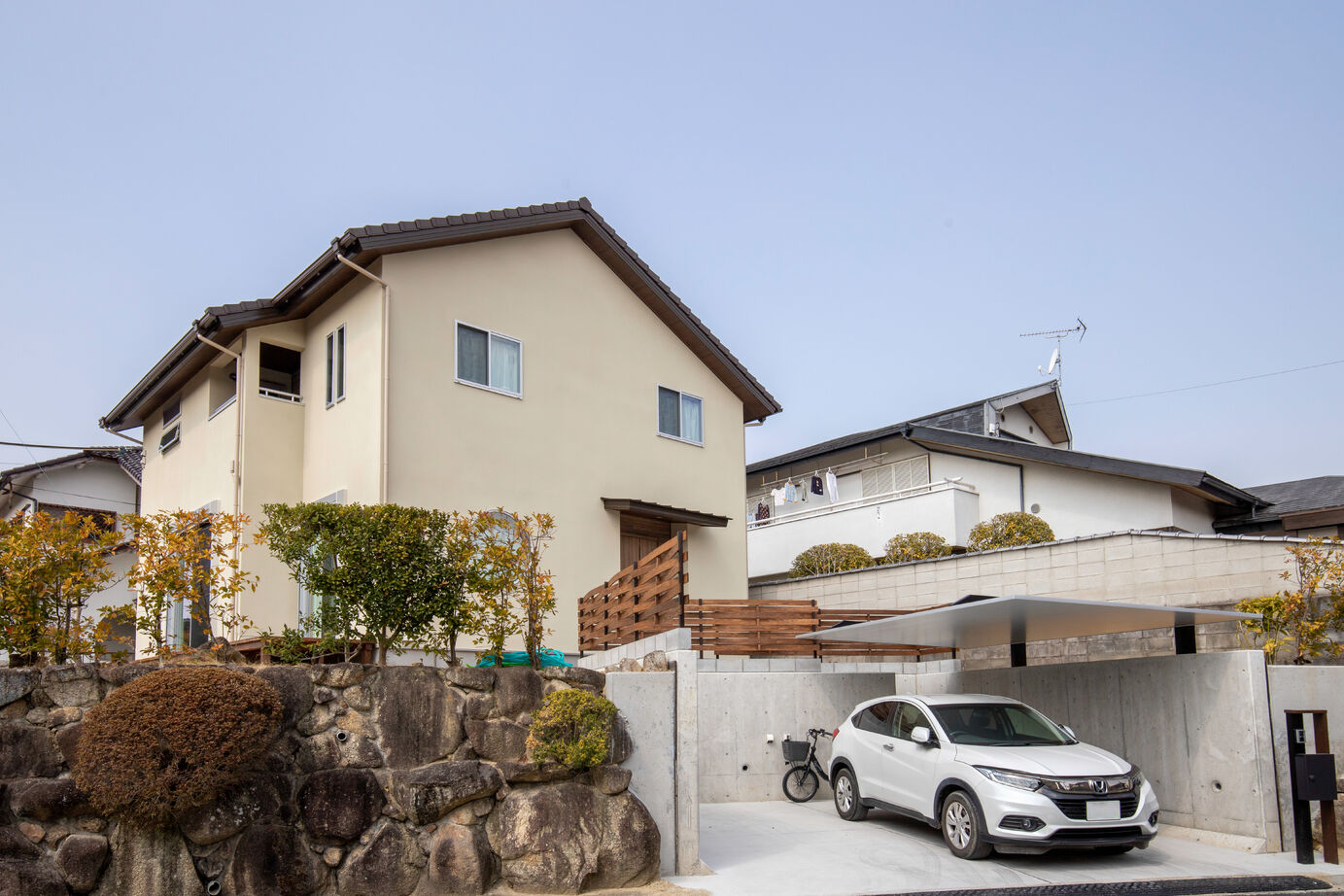 藤見工務店 【ガレージ/木の家/和室】やさしい光が差し込む１階で完結する癒しの家の建築実例画像10