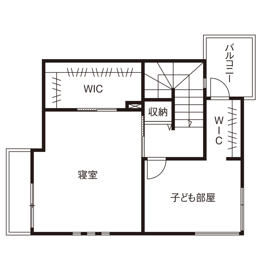 グランイデアル 【東京都/3LDK/3階建て】コンセプトは「33坪に見えない家」。開放的で洗練されたホテルライクな住まいの間取り図（3LDK）3階