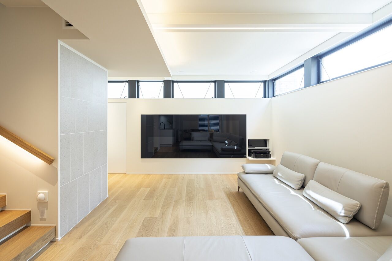 グランイデアル 【東京都/3LDK/3階建て】コンセプトは「33坪に見えない家」。開放的で洗練されたホテルライクな住まいの建築実例画像3