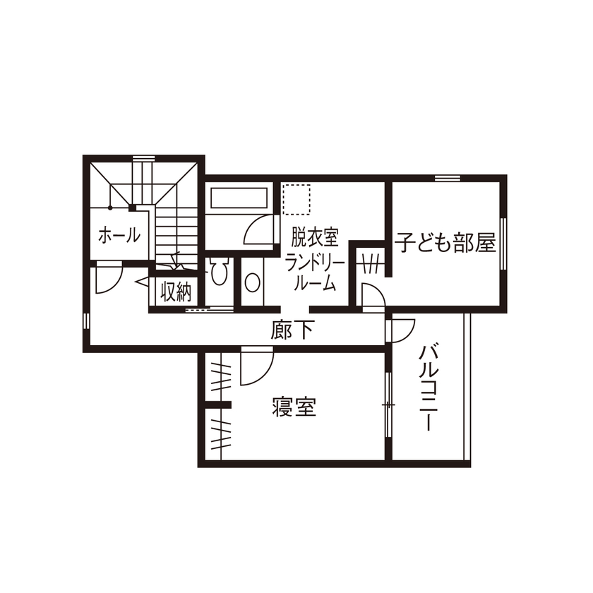 グランイデアル 【埼玉県/二世帯/3階建て】小さな子どもから大人まで、みんなが安全に過ごせる二世帯住宅の間取り図（4LDK）3階