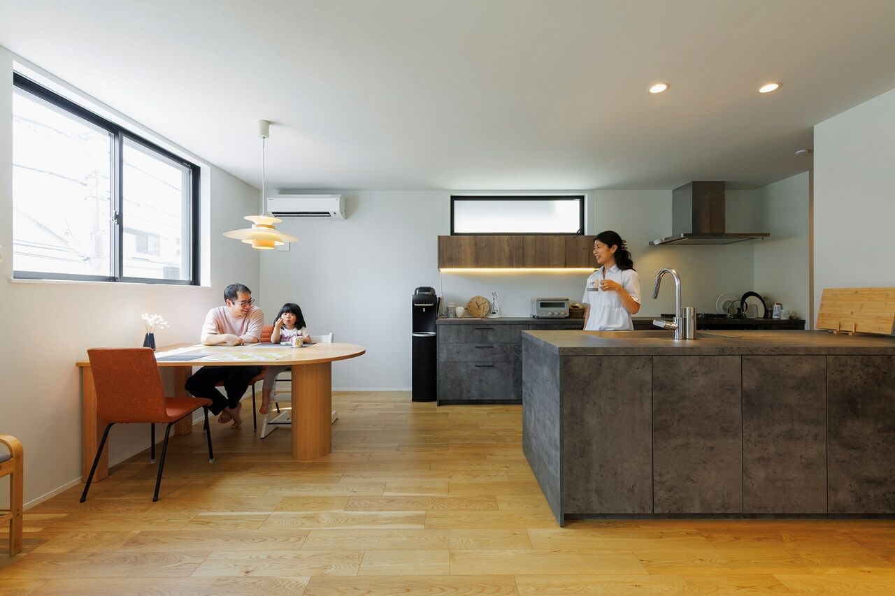 グランイデアル 【埼玉県/二世帯/3階建て】小さな子どもから大人まで、みんなが安全に過ごせる二世帯住宅の建築実例画像2