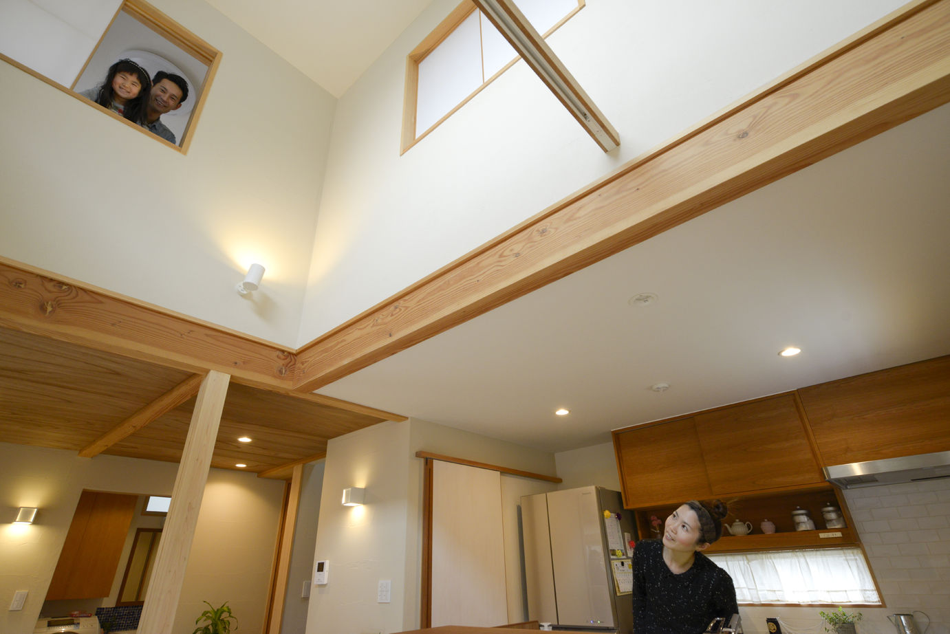 優建築工房 【1000万円台/20坪台/狭小/間取り】狭小ながらも光の集まるダイニングとウッドデッキで家族の団らんをの建築実例画像5