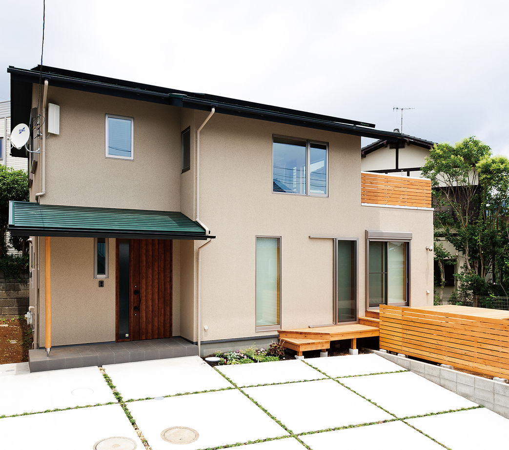 優建築工房 【30坪台/吹抜け/家事動線/間取り図】資料請求から12年越しの家探し。光と風に包まれる自然素材の住まいの建築実例画像7