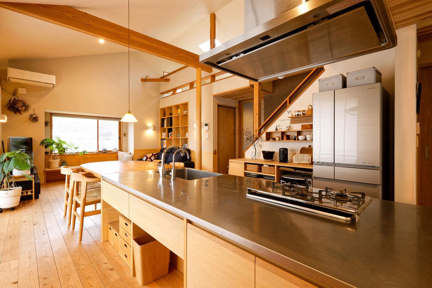 優建築工房 【2000万円台/20坪台/間取り図】コンセプトは「キャンプのできる平屋」。アウトドア派も納得の開放感の建築実例画像5