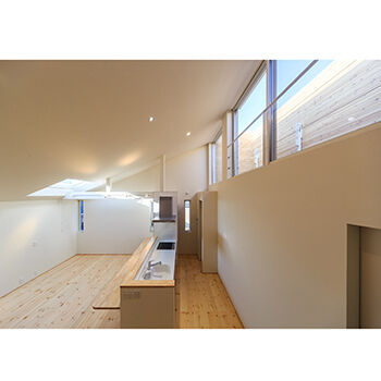 IDEAL HOME　アイデアルホーム（カスタムホーム） 【2000万円台/大阪市内/狭小/約30坪】住宅密集地でも周囲からの視線を遮る設計でカーテンなしで過ごせる家の建築実例画像2