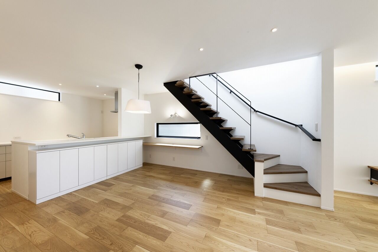 IDEAL HOME　アイデアルホーム（カスタムホーム） 【1000万円台/新築/枚方市/29坪】シンプルさとデザイン性、プライバシー性を両立した間取り設計の家の建築実例画像3