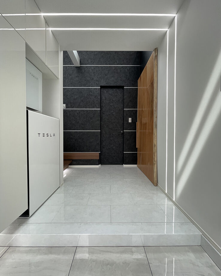 矢島建設工業 【海が見える│吹き抜け│サウナ付き】開放感と非日常を味わう。リゾートの寛ぎを我が家で＜間取り有＞の建築実例画像5