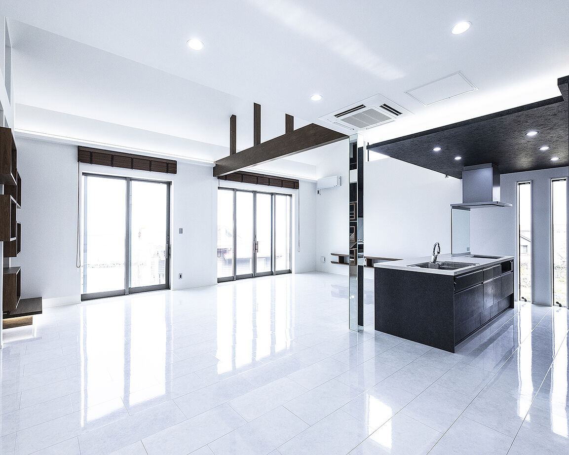 矢島建設工業 【海が見える│吹き抜け│サウナ付き】開放感と非日常を味わう。リゾートの寛ぎを我が家で＜間取り有＞の建築実例画像9