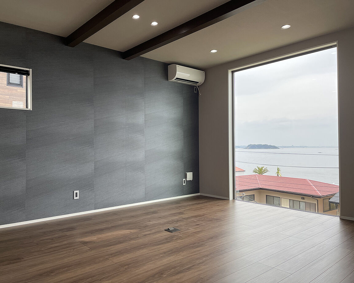 矢島建設工業 【海が見える│吹き抜け│サウナ付き】開放感と非日常を味わう。リゾートの寛ぎを我が家で＜間取り有＞の建築実例画像10