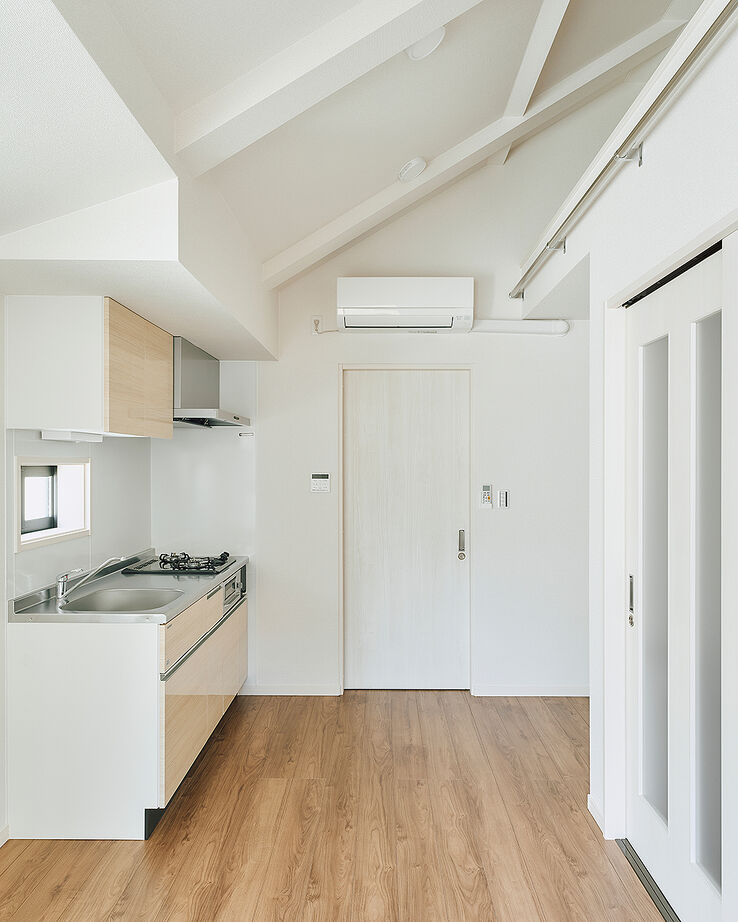 矢島建設工業 【3世帯＋賃貸併用／木造耐火建築】空間をくまなく活かして、それぞれが快適に住う多世帯住宅＜間取り有＞の建築実例画像7