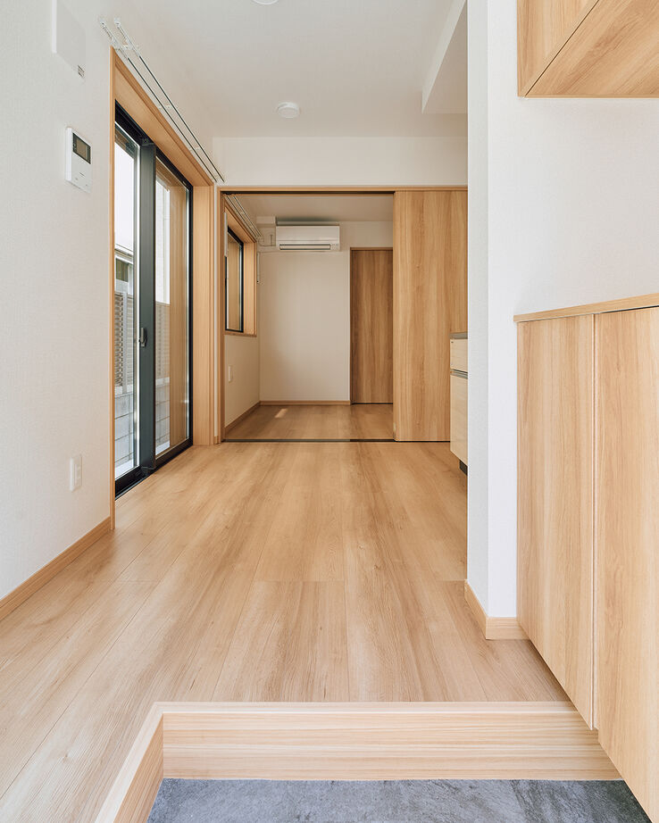 矢島建設工業 【3世帯＋賃貸併用／木造耐火建築】空間をくまなく活かして、それぞれが快適に住う多世帯住宅＜間取り有＞の建築実例画像8