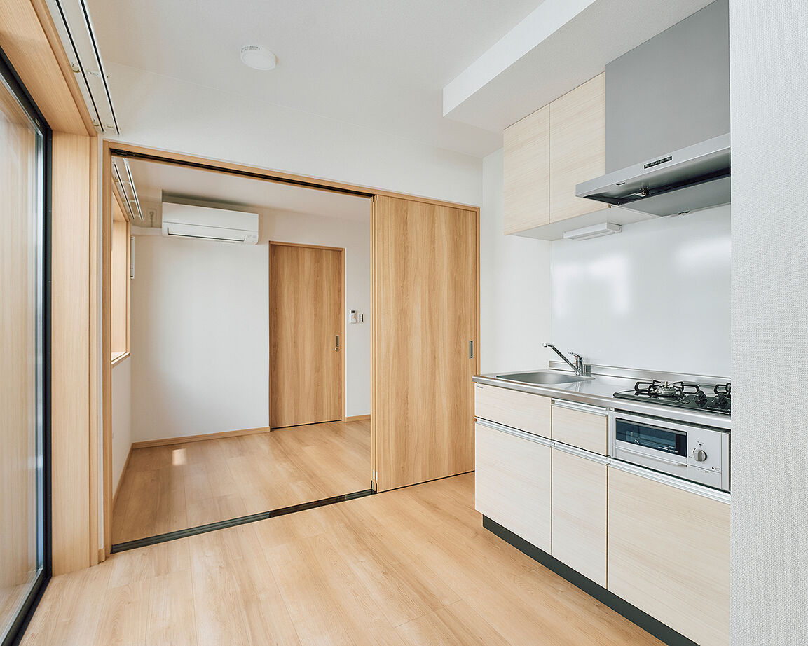 矢島建設工業 【3世帯＋賃貸併用／木造耐火建築】空間をくまなく活かして、それぞれが快適に住う多世帯住宅＜間取り有＞の建築実例画像9