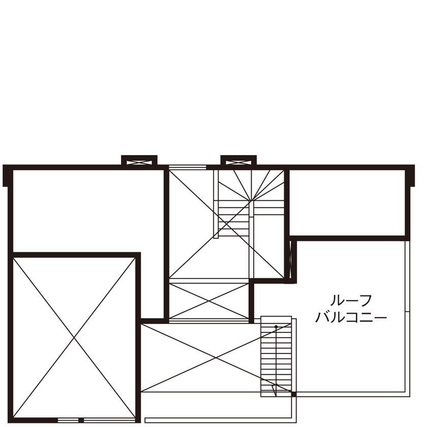 エソラ（アプローズデザイン） 【兵庫県/2000万円台/宝塚市/間取り図有】土地探しからのサポートで街の眺望を楽しめる理想のおうちを実現の間取り図（6DK＋L）屋上
