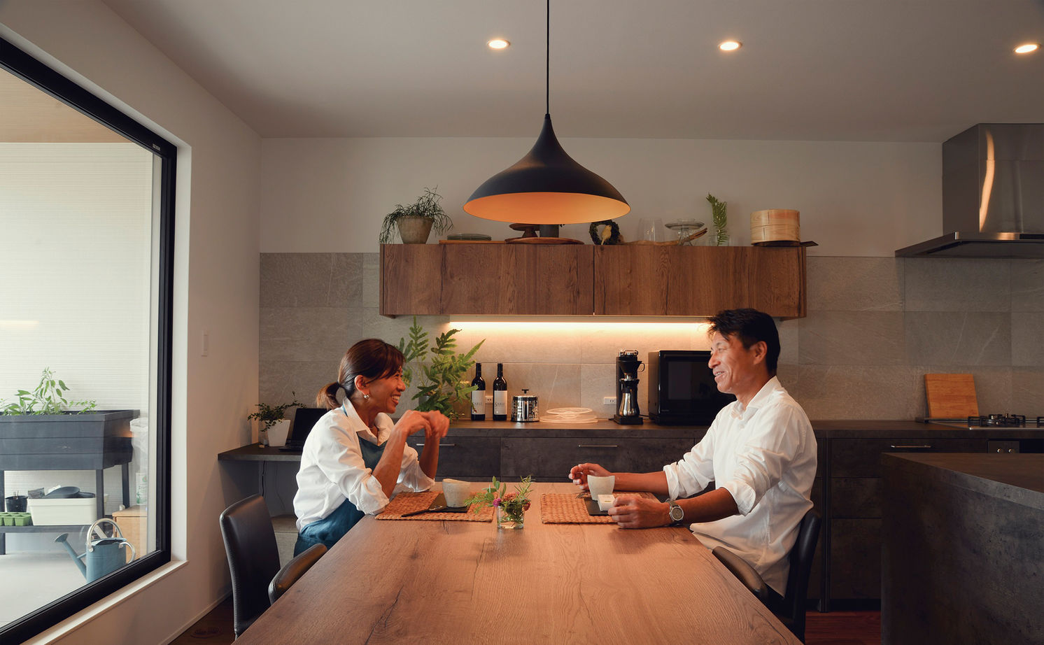 エソラ（アプローズデザイン） 【西宮市／3000～3500万円／間取り図有】2階リビングからの絶景を楽しむ。土地探しから叶えたマイホームの建築実例画像9