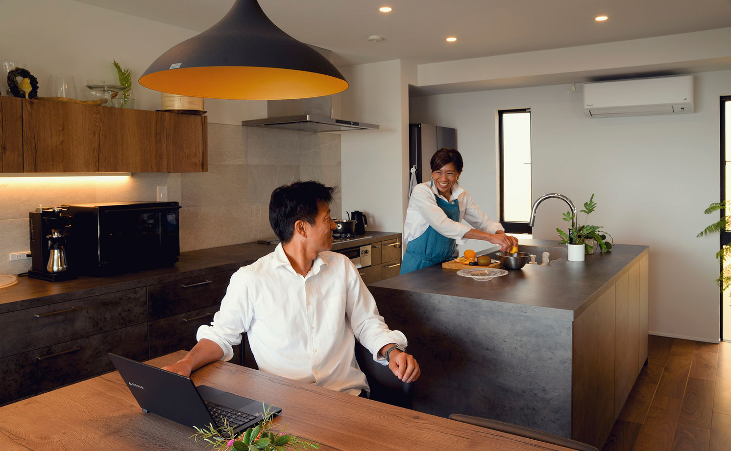 エソラ（アプローズデザイン） 【西宮市／3000～3500万円／間取り図有】2階リビングからの絶景を楽しむ。土地探しから叶えたマイホームの建築実例画像14