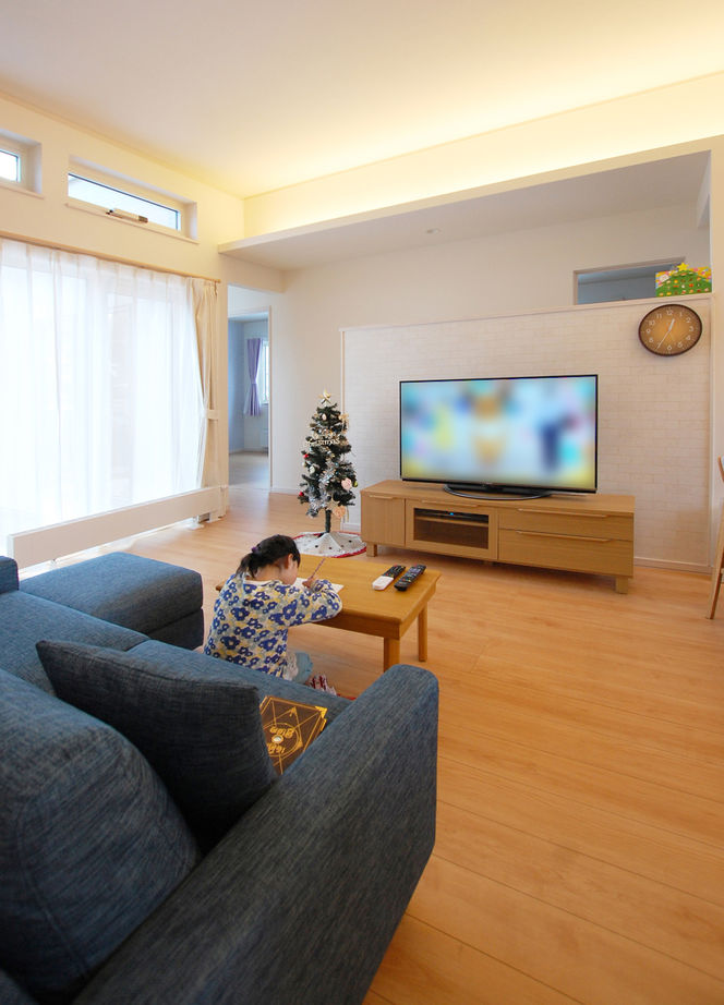 イワクラホーム 【札幌市/4人家族(子ども2人)/4LDK間取図/平屋】子どもものびのび暮らせる開放的な平屋の家の建築実例画像4