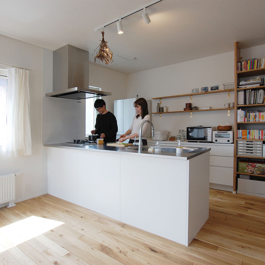 イワクラホーム 【札幌市/2階リビング/3LDK間取図有】20代の夫婦が建てたオープンな2階リビングの家の建築実例画像2