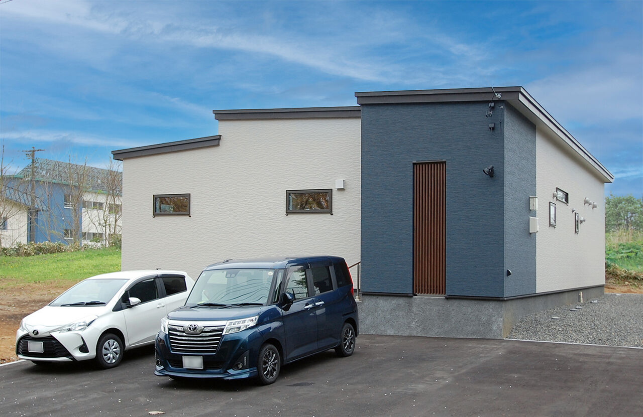 イワクラホーム [室蘭市/3LDK/3人家族]回遊動線×家事ラク設計！忙しい共働き夫婦が選んだ平屋の住まいの建築実例画像2