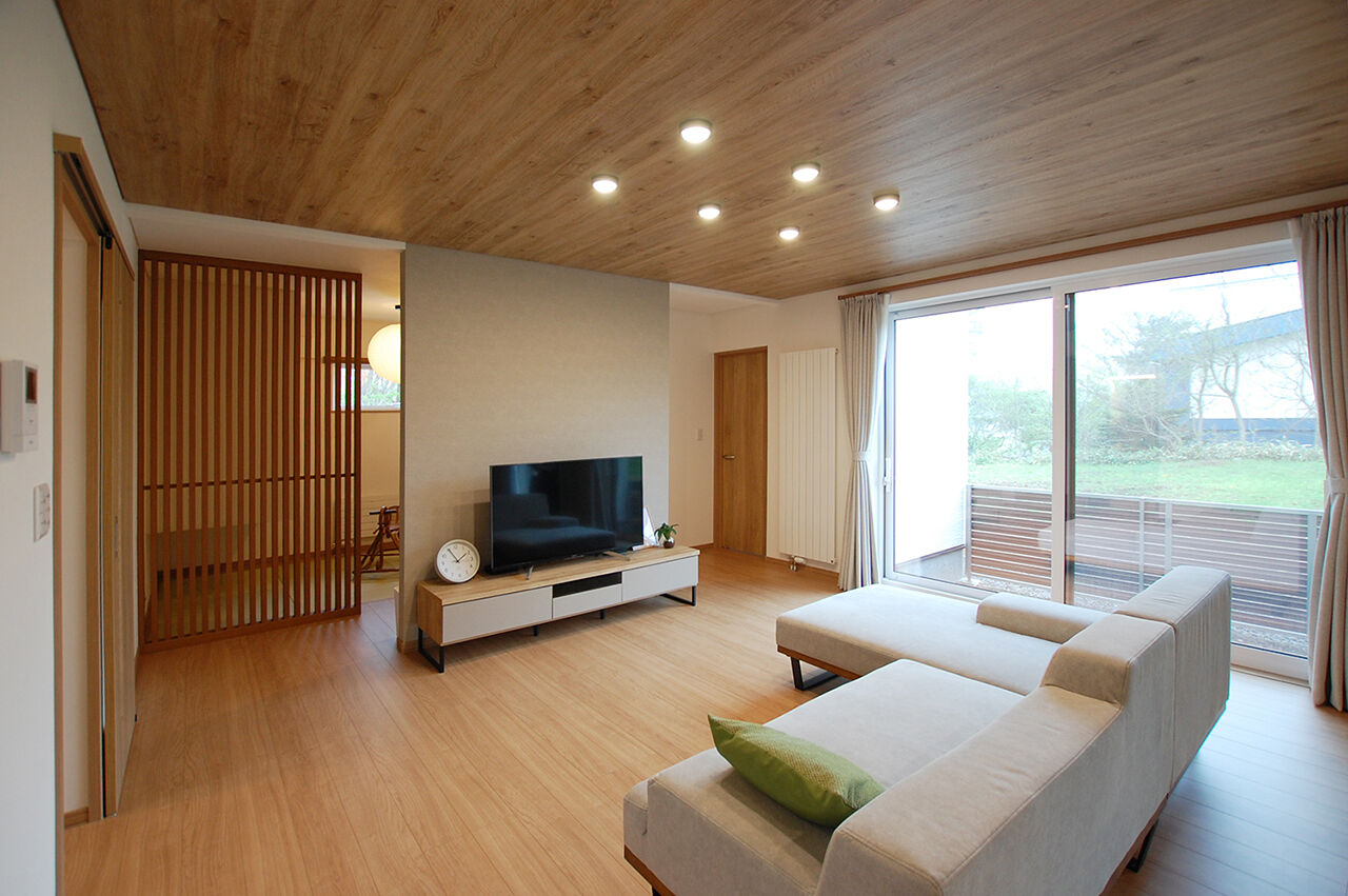 イワクラホーム [室蘭市/3LDK/3人家族]回遊動線×家事ラク設計！忙しい共働き夫婦が選んだ平屋の住まいの建築実例画像3