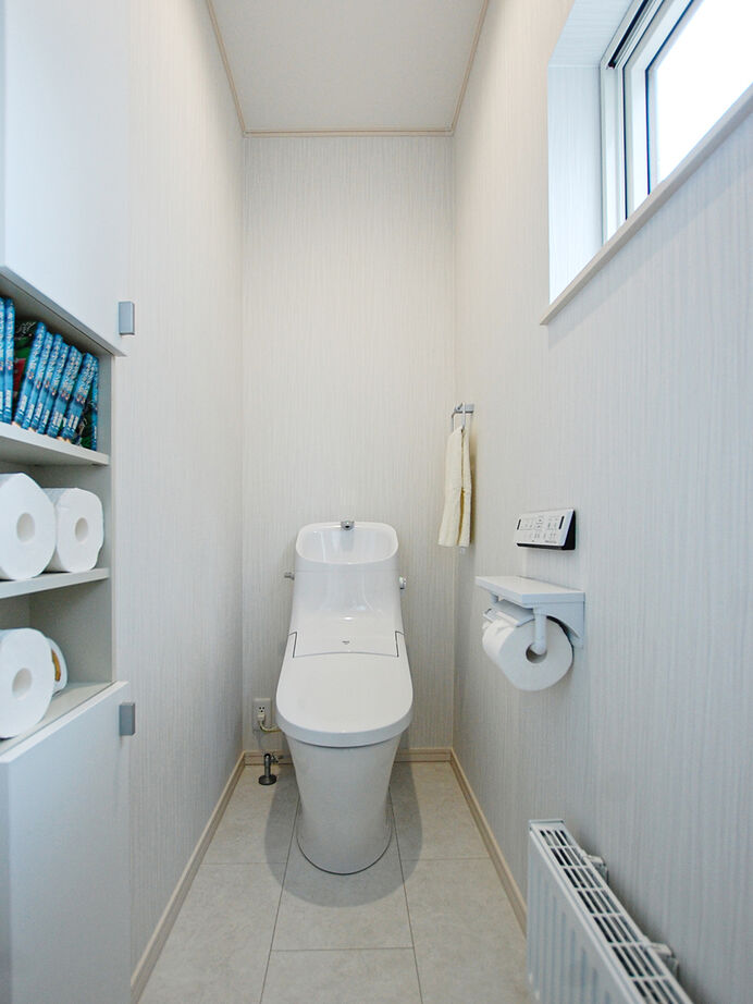 イワクラホーム 【江別市／4人家族】家族みんなが笑顔になる、広々リビングの家の建築実例画像10