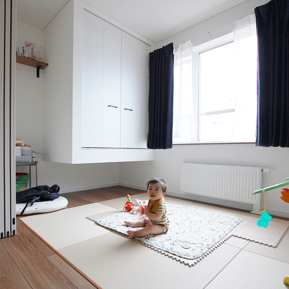 イワクラホーム 【伊達市／4LDK／3人家族】モデルハウスを参考にした「家事ラク」で子育てしやすい住まいの建築実例画像2