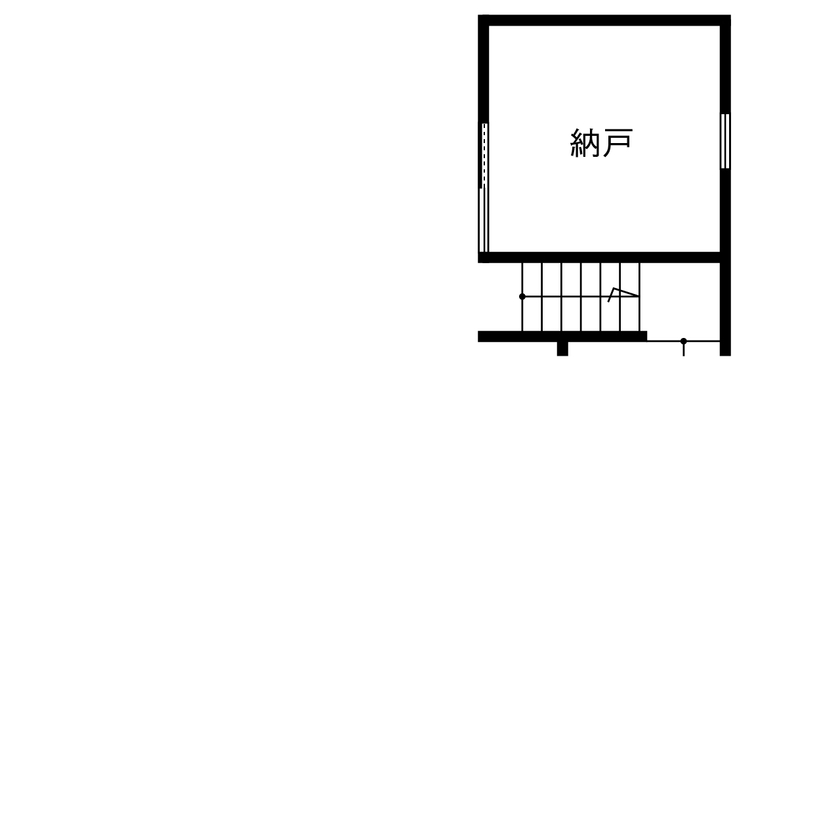 アローラホーム 【堺市・1610万円・土地探し・間取り図有】オープンキッチンや中２階から、リビングで遊ぶ子供を見守れる家の間取り図（4LDK）納戸