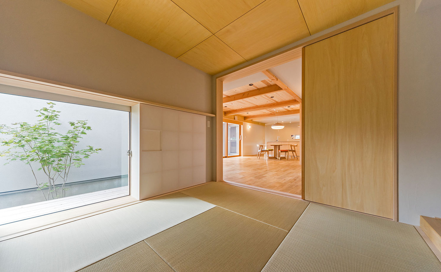 エムズアソシエイツ 【3000万円台/平屋/間取り図】庭を囲むコの字型平屋。高気密高断熱＋床下エアコン＋木製サッシの省エネ住宅の建築実例画像17