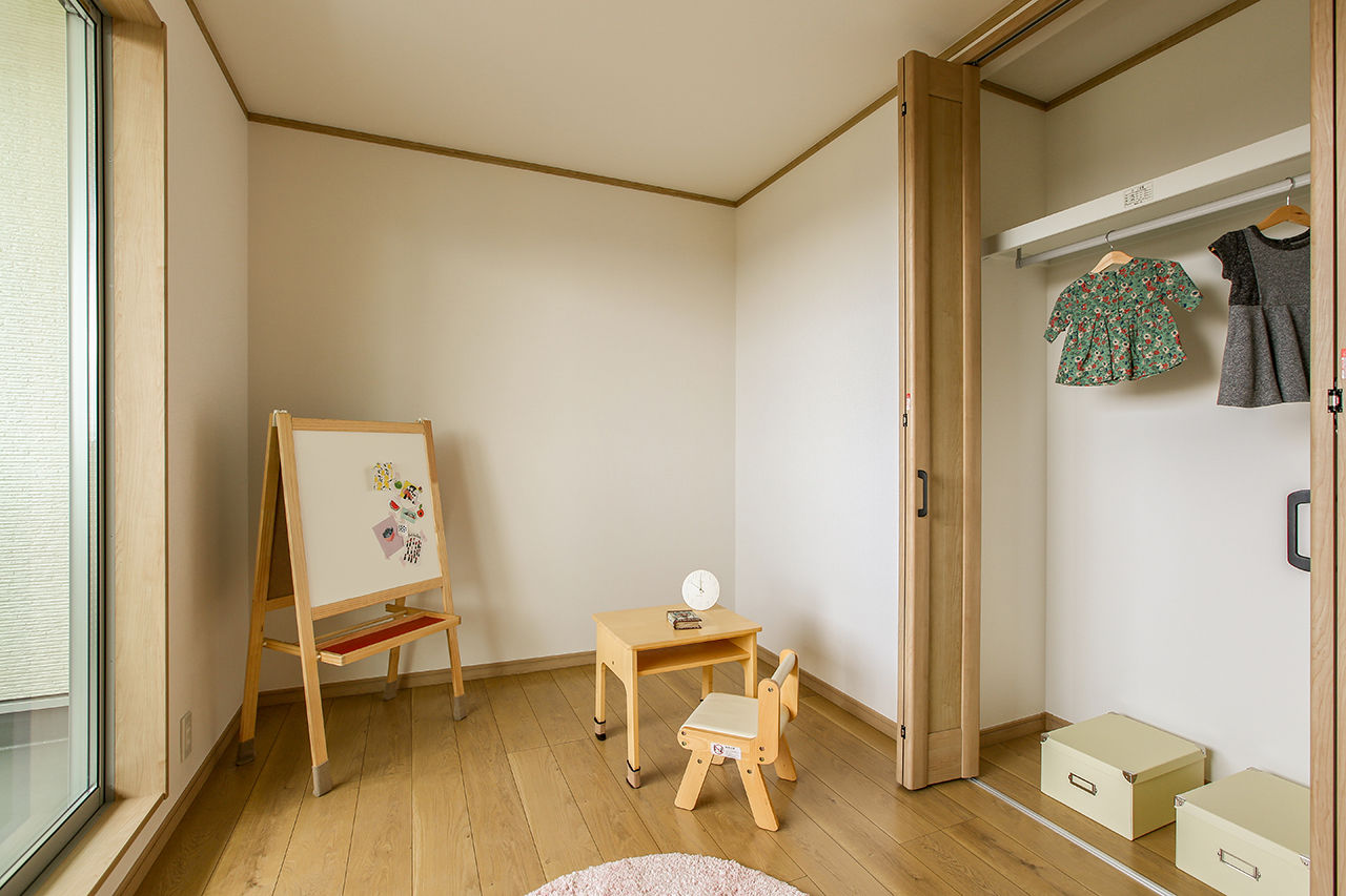 ビビットホーム 【岐阜県/2000万円台/50坪台】お洒落なアイデア収納でスッキリ♪吹抜けの開放感とナチュラルカラーに和む家の建築実例画像5