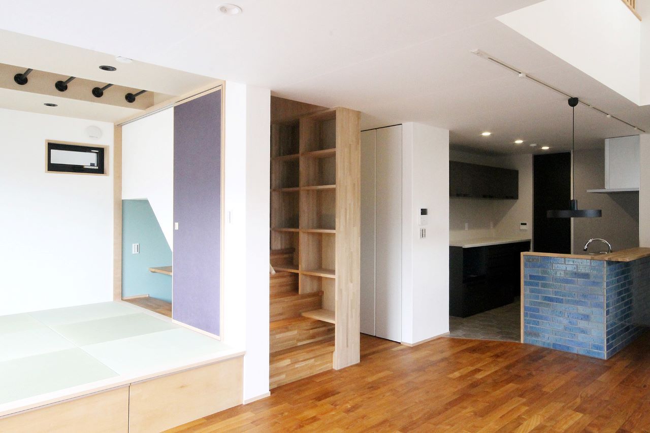 松下工務店 【加古郡稲美町｜2000万円台｜女性建築士の間取り】雲梯（うんてい）がある、中でも外でも遊べる家の建築実例画像2