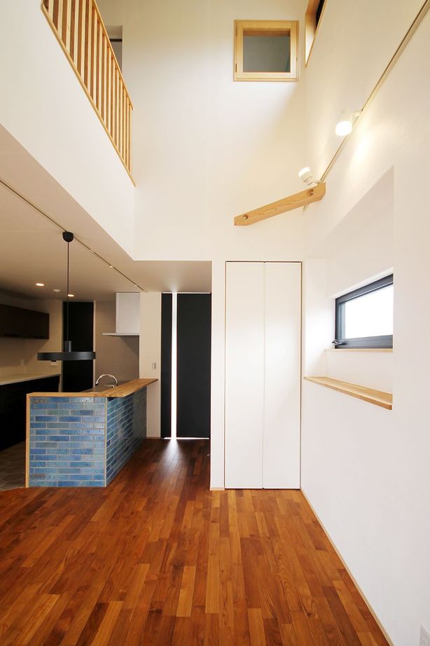 松下工務店 【加古郡稲美町｜2000万円台｜女性建築士の間取り】雲梯（うんてい）がある、中でも外でも遊べる家の建築実例画像3