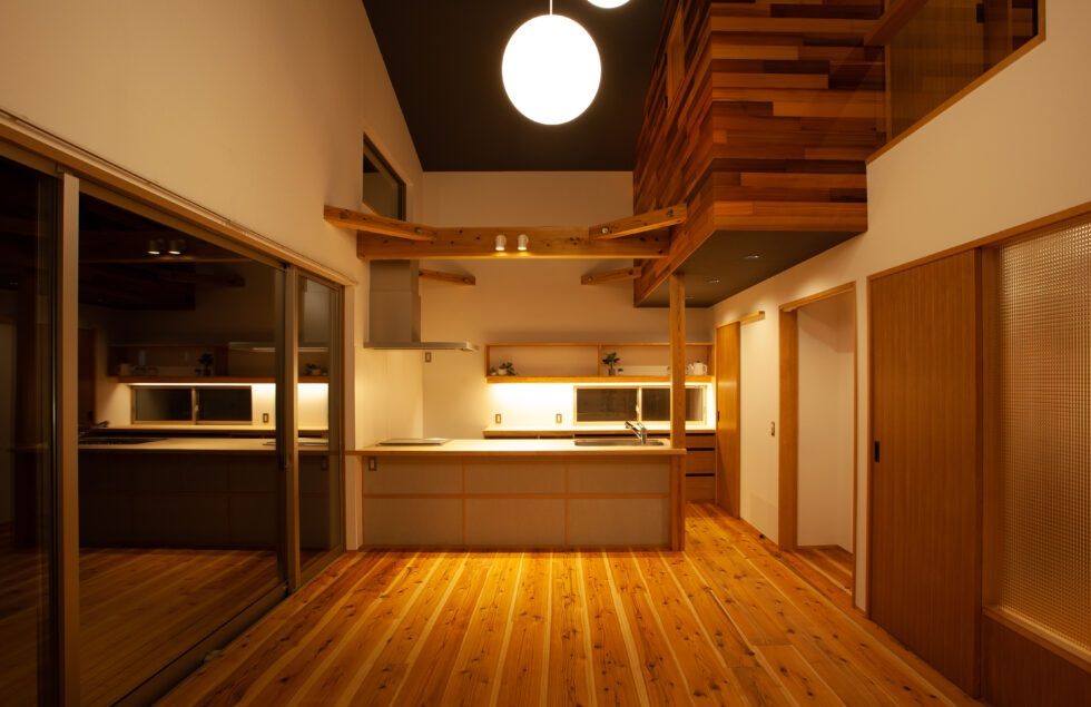 松下工務店 【淡路市｜2000万円台｜建築士の間取り】平屋風の２棟がつながる店舗付き住宅の建築実例画像13