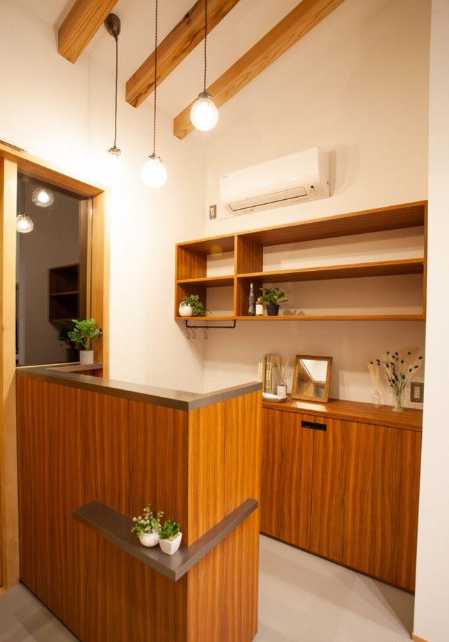 松下工務店 【淡路市｜2000万円台｜建築士の間取り】平屋風の２棟がつながる店舗付き住宅の建築実例画像18