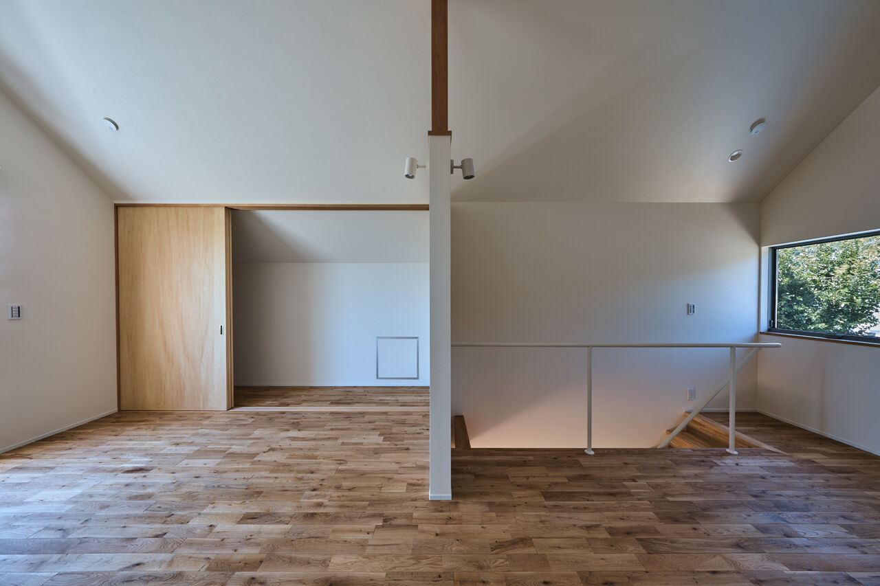 松下工務店 【淡路市｜2000万円台｜セカンドハウスの間取り】動植物と共に暮らす。海を望む丘に佇む三角屋根の家の建築実例画像7