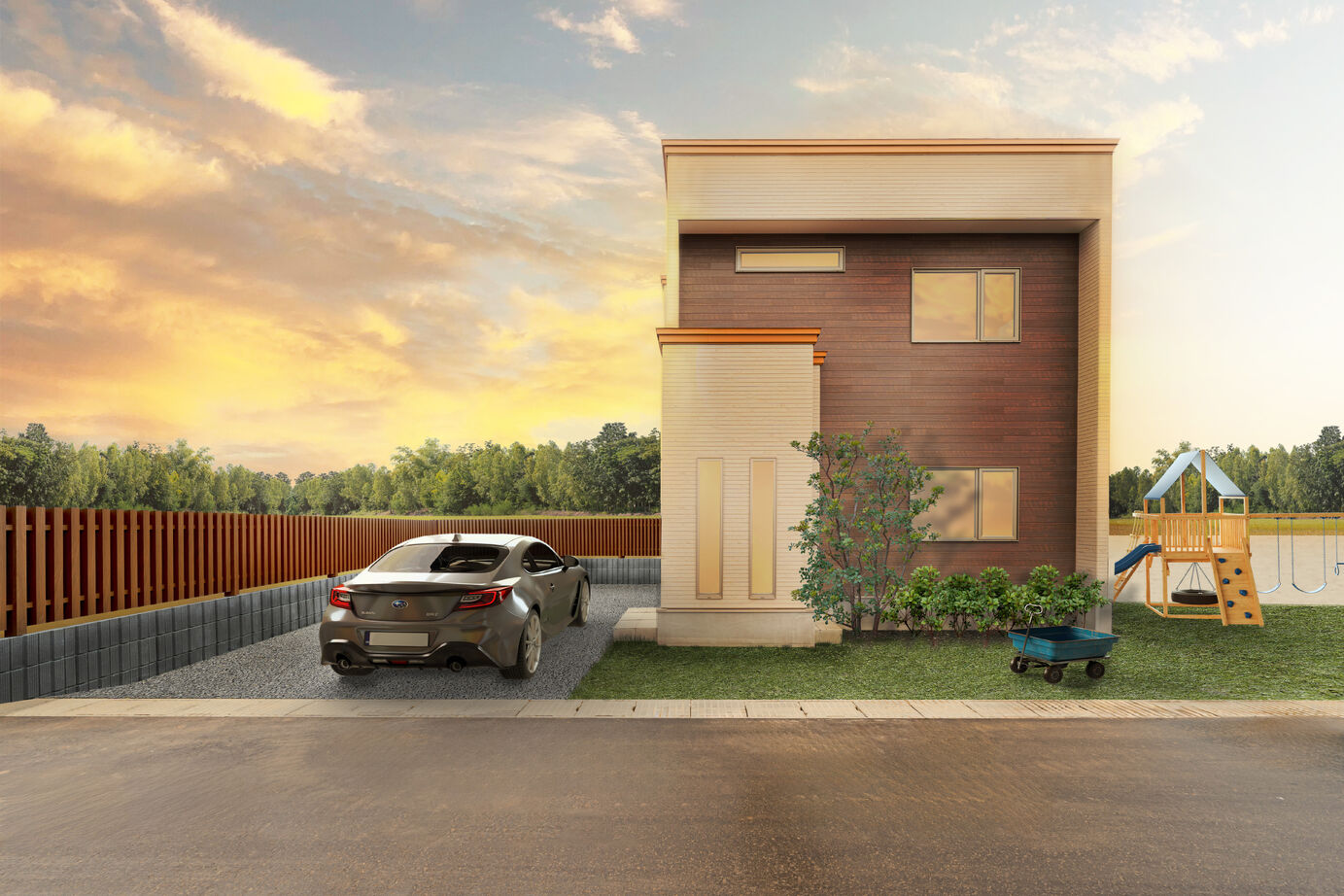 高松工業 温かみのあるナチュラルなデザインで、効率的な収納を確保した暮らしやすい家。の建築実例画像