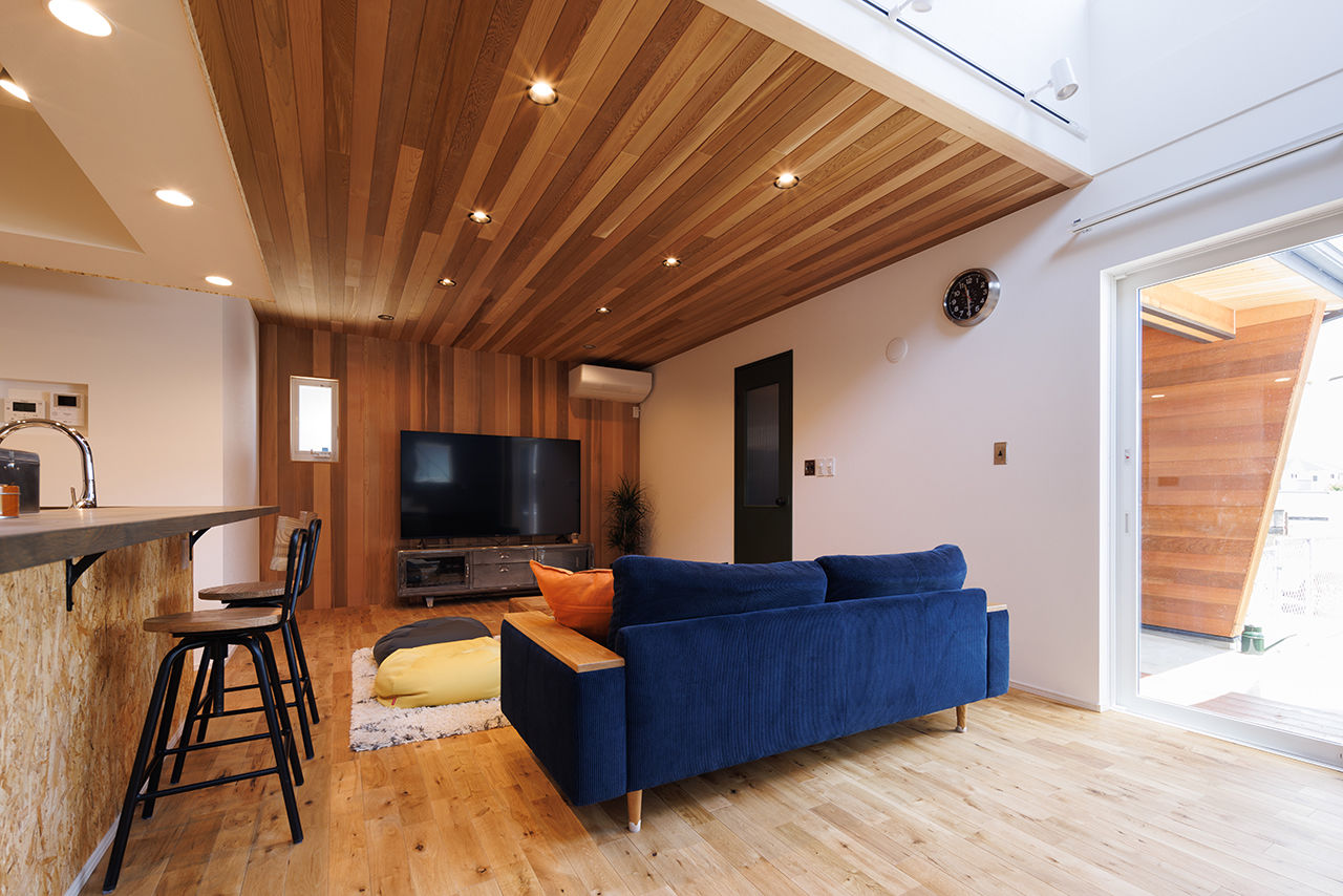 studio＊mag（スタジオマグ） 【1000万円台/32坪/間取り図/ウッドデッキ】ベースプランをカスタム!休日はパラソルを広げて外ごはんを満喫の建築実例画像6