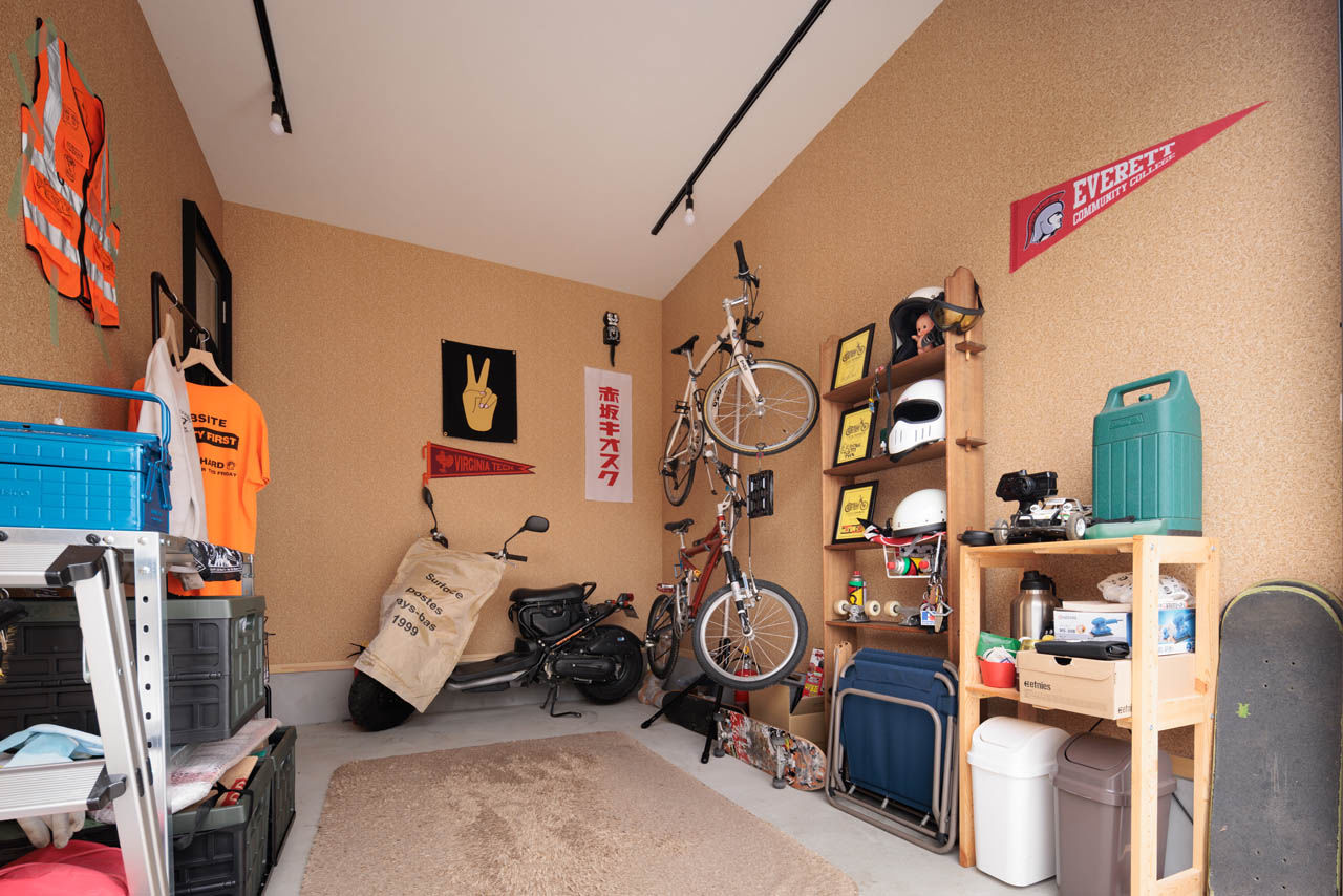 studio＊mag（スタジオマグ） 【1000万円台/32坪/間取り図/インナーガレージ】ワクワクが満載のバイクガレージを遊び尽くす！の建築実例画像3