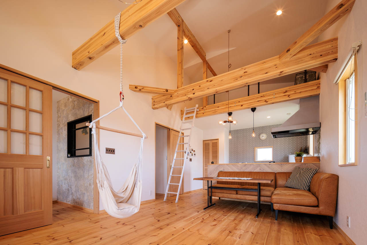 studio＊mag（スタジオマグ） 【1000万円台/24坪/間取り図/フラットハウス】ウッドデッキが開放的！コンパクトでお洒落な西海岸スタイルの建築実例画像3